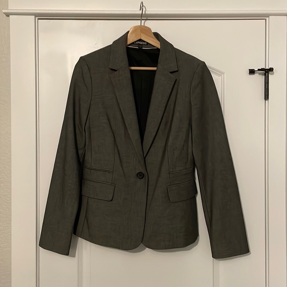 Dark grey Express blazer